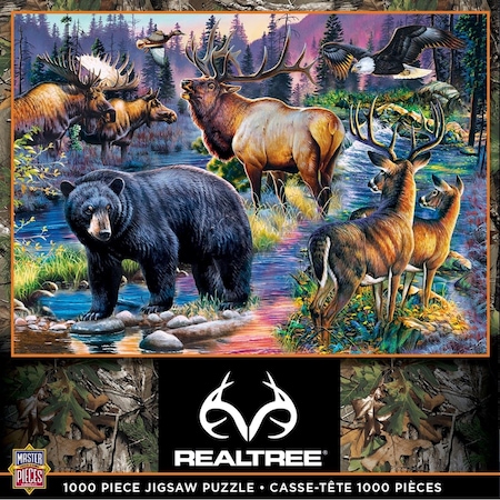 Masterpieces 19.25 x 26.75 in. Realtree Wild Living Jigsaw Puzzle - 1000 Piece 71940